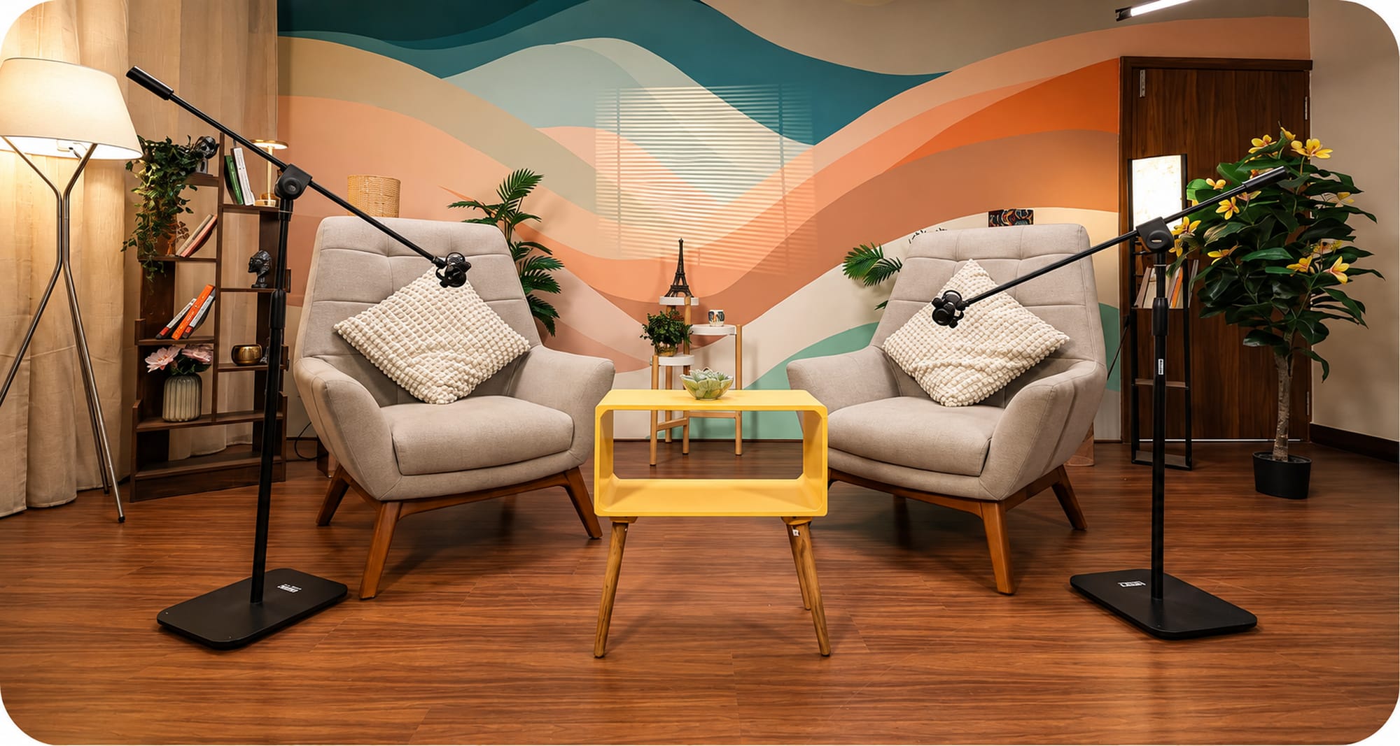 The Pastel Wave set at INDX Creator Space, South Jayanagar Bengaluru